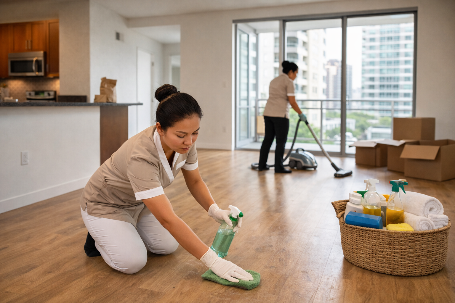 Move out cleaning apartemen